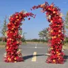 Party Decoration Wedding Arch Stand Iron Horn Gate Flower Rack For Stage Background DIY Site Layout Props White Gold Black