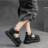 SURET BUTS Platforma High Heels Marie Janes Women 2024 Retro Lolita Sandals Sandals Summer Designer Pumps Casual Mand MuJer Zapatos