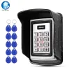 Webcams Sebury Rfid Keyboard Metal Access Control Keypad Waterproof Cover Outdoor Door Opener Electronic Lock System 10pcs Em4100 Keyfob