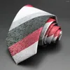 Bow Ties Klasyczny pasek dla mężczyzn Jacquard 8cm poliester wąski krawat chudy ślubny groom krawat biznesowy krawat krawat