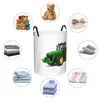 Çamaşır çantaları traktör sepeti katlanabilir kıyafetler kreş çocuk oyuncaklar depolama kutusu için engel
