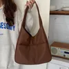 Outdoor Bags Women Vintage Hobo Bag Casual PU Leather Shoulder Large Capacity Retro Tote Handbag Soft Underarm Fall Winter