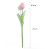 Fleurs décoratives 10pcs Tulip Bouquet artificiel Pe.