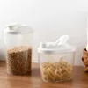 Botellas de almacenamiento Contenedor de alimentos elegante para el espacio para el espacio de comida conveniente conveniente para preparación de comidas apilables noo