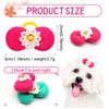 Dog Apparel 20/30PCS Pet Decorated Hair Bows Dogs Bowknot With Diomand Accessories Hand-made Rubber Bands Supplies