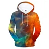 Herrtröjor Fashion Ice and Fire 3D Pullover Tryckt Harajuku Hip Hop Hoodie Casual Long Sleeve 2024