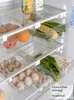 Bouteilles de rangement Réfrigérateur Boîte tiroir porte-œufs Carton Vegetable Fruit Fruit Conteneur Maison Plastique Crisper