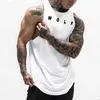 European and American Mens Fitness Tank Top Vêtements Body Body Body Sportswear Sportswear Gym 100 Coton Running Vest240402