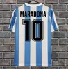 1978 1986 1998 Argentina Retro Soccer Jersey Maradona 1996 2000 2001 06 10 Kempes Batistuta Riquelme Higuain Kun Aguero Caniggia Aimar Long Maniche camicie da calcio