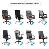 Stoel omvat kantoorcomputer Bankervoorbeschermer zwart blauw hoogwaardige huizen de chaise inclusief armrest velet gamer