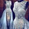 Кружева Эли Сааб Вечерние платья Сниженные юбки 2019 Appliques Beads Celebrity Prom Press Sequint