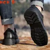 Walkingschuhe hochwertige Herren -Freizeitmänner Plattform Arbeit Schuhe Klassiker echtes Lederwerkzeugschuh Ehemann Mode Mode