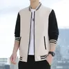 Men's Jackets 2024 Jacket Spring And Autumn Trends Baseball Sports Casual Young Middle-aged Clothes Color Matching Jacke