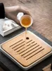 TEA TRAYS TRAY HUSHALSE BAMBUPLATT LITT TABEL Simple Ceramic Kung-Fu Set Square Rectangular Drain