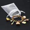 Present Wrap 50st Jewelry Bag Wedding Organza Packaging Display Pouches Christmas/Birthday 7x9/9x12cm