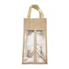 Storage Bags Wine Bottle Bag Portable Festival Party Supply Reusable Covers Tote For Parties Wedding Birthday Home Decor