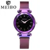 Wristwatches 2024 Women Quartz Magnetic Watches Internet Watch Fashion Night Light Starry Sky Montre Bracelet Femme Ceas Femei