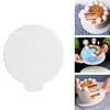 Baking Moulds 5Pcs Reusable Round Mousse Cake Boards Plastic Base Cupcake Dessert Tray For Home Wedding Birthday Party