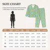 Home Clothing Banana Print Pajama Kobieta Polk Dots Piękna sypialnia snem jesień Dwukkładowy retro duży projekt piżama zestaw