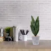 Dekoratif çiçekler yapay kaplan piranha sahte sansevieria diy çiçek aranjman malzemeleri bitkiler kapalı