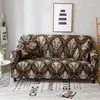 Stoelbedekkingen Sofa -afdekking in 24 kleuren met gedrukte ganzenplant Woonkamer/kantoordecoratie 1/2/3/4 zuivere dekking.