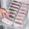 Aufbewahrung Flaschen 3pcs Versiegelte Kiste Transparent Küchenorganisator Kühlschrank Frucht Gefrierlager Sortierdichtungskästen Foodhase