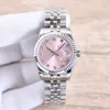 Damer titta 31mm automatiska mekaniska klockor kvinnor datejustera rostfritt stål strap diamant armbandsur vattentät design montre de luxe armbandsur gåva