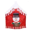 Chaves de cadeira Red Hat Dining Christmas Kitchen Decorship