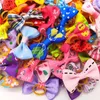 Dog Apparel 10Pcs Beautiful Adorable Elastic Hair Tie Band For Puppy Head Flower Bow Rubber Ornament Pet Dogs Accessoires