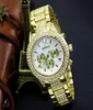 Relogio Feminino Gold Watches Women Famous Quartz montre des dames en acier inoxydable femme de bracelet Clock4230008