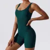 Mulheres faixas de rastreio de ioga sem costura conjunto One peça Roupas Sportswear Gym Treino Fitness Stretch Bodysuit 240322