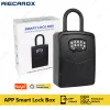 Vergrendeltuya Lock Box IP67 Waterdichte invoer TT Lock Fingerprint Smart Life App Slide Main Deur WiFi Smart Door Slot Key Box