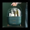 Кухня для хранения косметической коробки водонепроницаемой пылепроницаемой ванной комнаты на рабочем столе красоты организатор по уходу за кожей-ящиком-зеленом