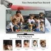 Systeemtechage 5MP Security Poe Camera AI Human Detection Twoway Audio IP -camera IP66 Outdoor CCTV Surveillance Full Color Night P2P