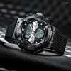 ساعة معصم Lige Top Military Watch Men Diver Fashion Diver for Discal Sports Chronprack Chronograph Quartz