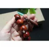 Strand Lobular Red Sandalwood Tibet Pärlor Buddha Armband