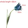 Decorative Flowers Fashion Silk Flower Real Touch Fake Plants Colorful Wedding Bouquet 3D Artificial Parrot Tulip Table Decoration