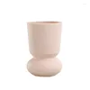 Vasi Macaron Colore Cilindrico rotonda in bocca in ceramica decorazione in ceramica IS Campione per casa morbido