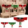 Chaves de cadeira Capa de Natal Papai Noel Cingar