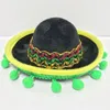 Fournions de fête Sombrero Hat Headgear Mexicans Festival Bandon Family Costume Hairhoop Drop