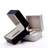 Watch Boxes Storage Box Rounded PU Leather Black And White Car Pillow