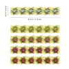 装飾的な花5 PCSミニフラワークラスターDIYクラスターミドルホール静的な景色のグラスマイクロランドスケープデコレーション