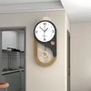 Wanduhren Industrielle Holzuhr Pendel Luxus klassische kreative Uhr Europäische Stille Horloge Murale Wohnzimmer Dekoration