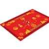 Carpets Mats de sol Feng Shui non slip bénédiction traditionnelle wu xing porte de porte pour intérieur