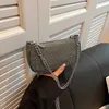 Akşam çantası denim koltuklu çanta kadınlar için niş tasarım yüksek uç y2k baharatlı kız sıcak elmas tek omuz crossbody