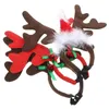 Hundekleidung 3 PCs Party Lieferungen Haustier Weihnachtsstirnband -Hirsche Antler Haarbänder Kopfschmuck Requisiten Outfits Kostüm Hoops