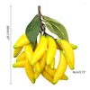 Party -Dekoration farbenfrohe Banane Künstliche Bananen gefälschte Früchte verbessert den Raum für Pographen