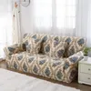 Stuhlabdeckungen Stretch Spandex Sofa Deckung dicht verpackt All-Over für 1/2/3/4 Sitzer.Hausdekoration Mandela Schutz
