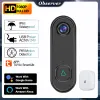 Doorbell TUYA Smart Home Video Doorbell Outdoor WIFI 1080P HD Phone Door Bell Camera Security Video Intercom IR Night Vision AC USB Power