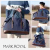 MARKROYAL Canvas Leather Men Travel Bags Carry On Luggage Bag Men Duffel Bag Handbag Travel Tote Large Weekend Bag Drop 240401